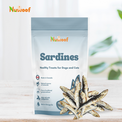 NuWoof - Dehydrated Sardine Treats 65g