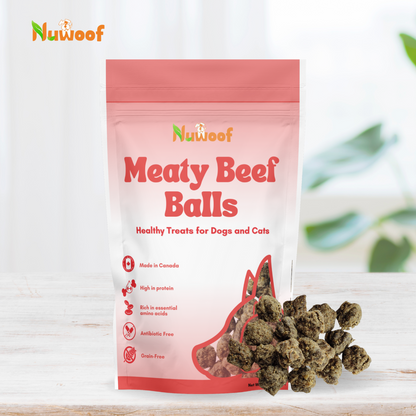 NuWoof - Meaty Beef Ball Treats - 70g