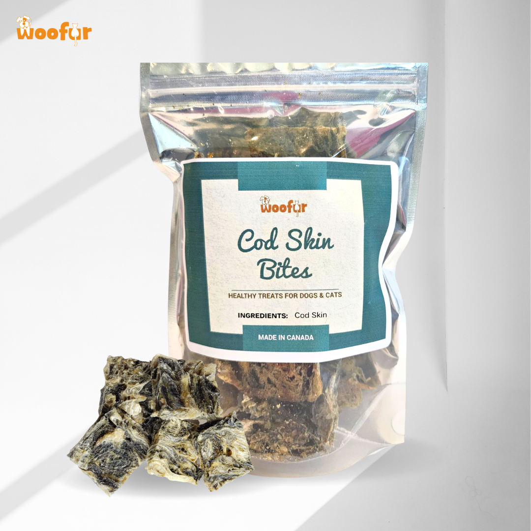 NuWoof - Cod Skin Bite Treats - 120g