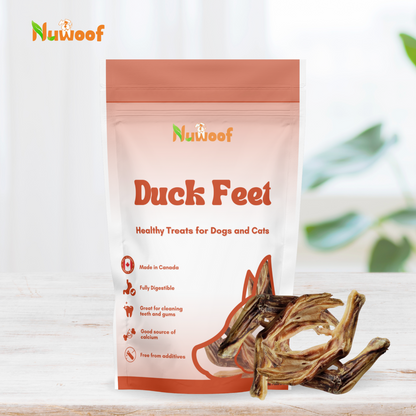 NuWoof - Dehydrated Duck Feet Chews - 6 Pack