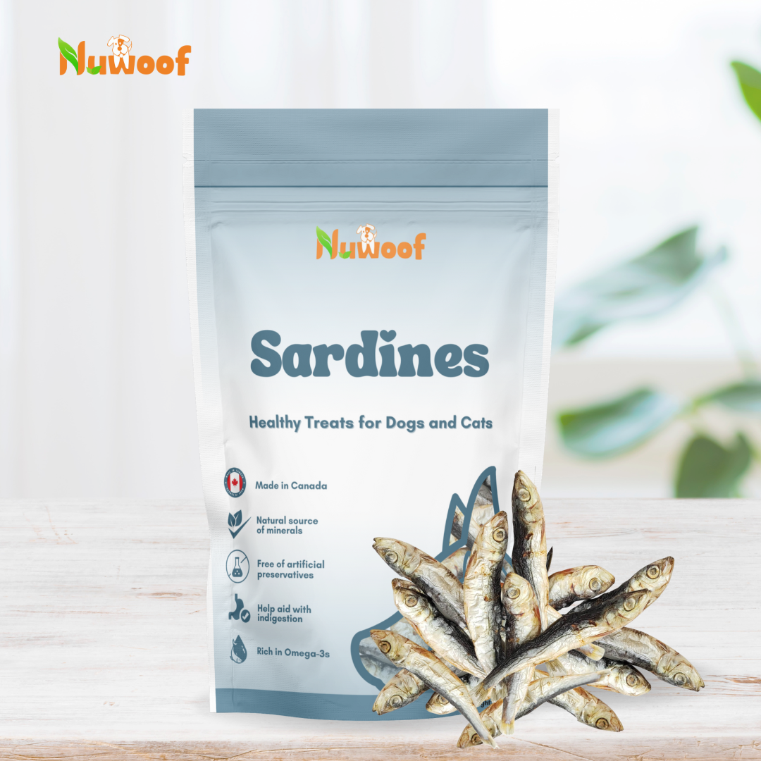 NuWoof - Dehydrated Sardine Treats 200g