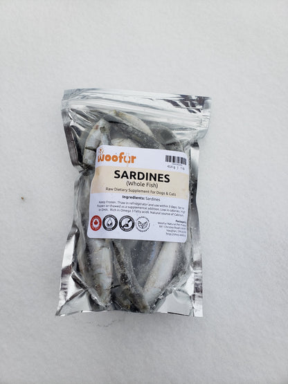 NuWoof - Frozen Sardines 1lb