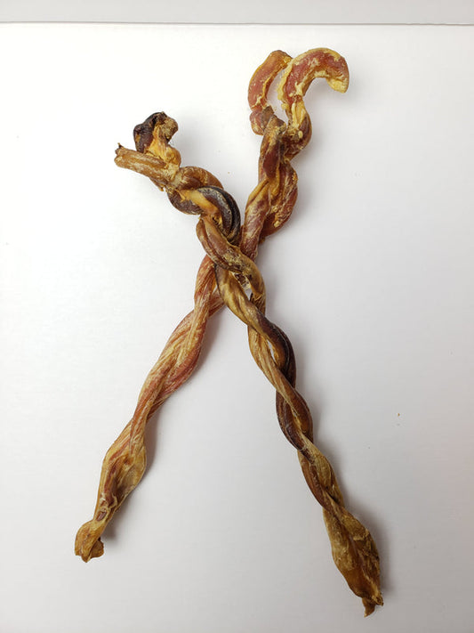 NuWoof - 9"-12" Twisted Lamb Pizzle Single Chews