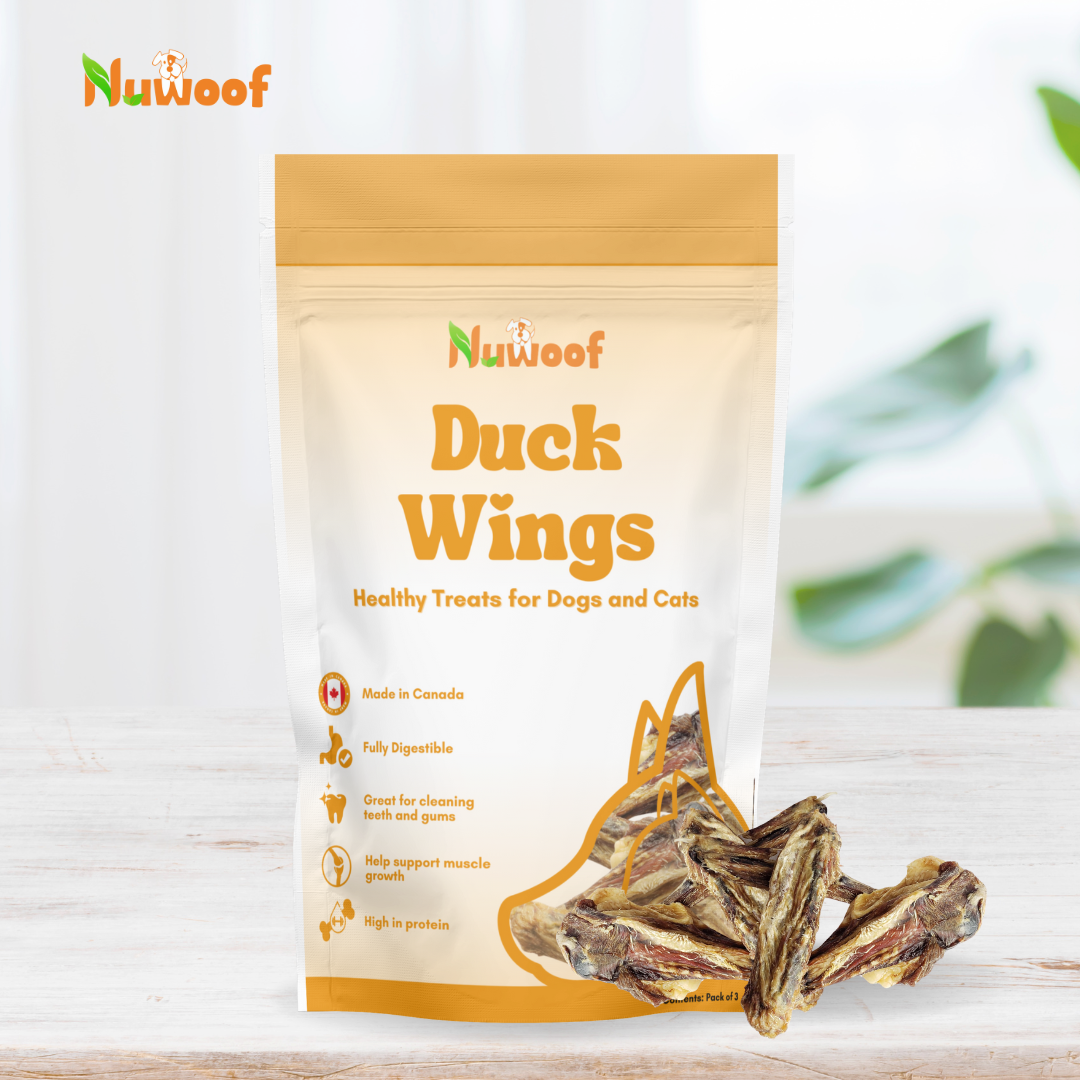 NuWoof - Dehydrated Duck Wing Chews - 9 pack