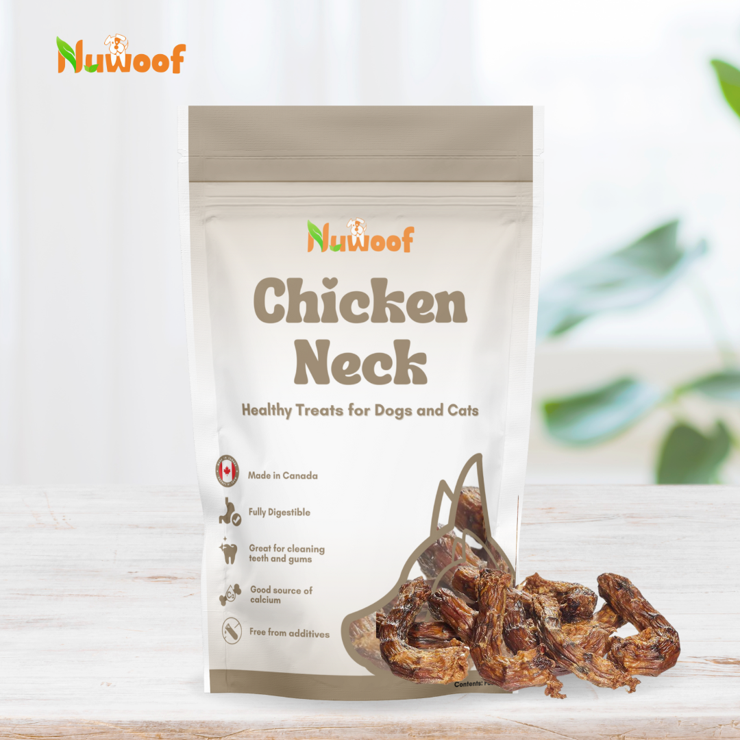 NuWoof - Dehydrated Chicken Necks - 6 Pack