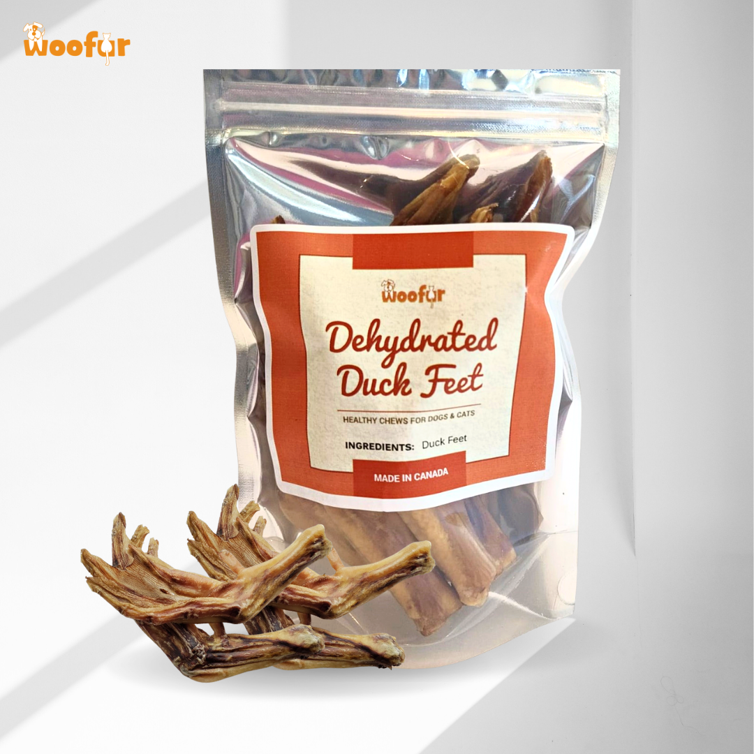 NuWoof - Dehydrated Duck Feet Chews - 6 Pack