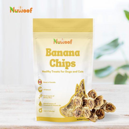 NuWoof - Banana Chip Treats - 60g