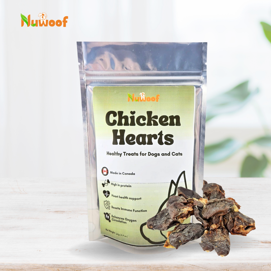 NuWoof - Chicken Hearts - 60g