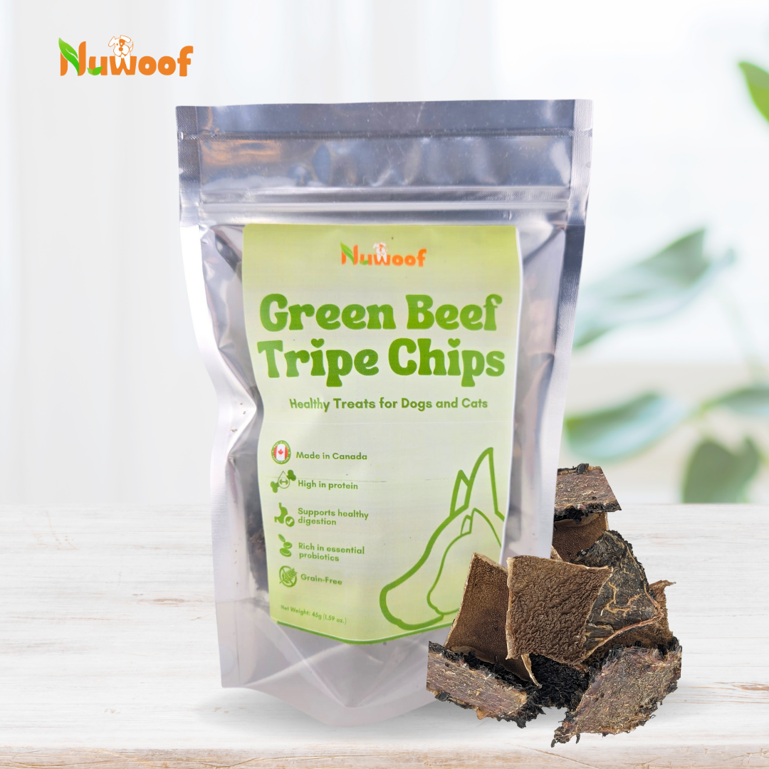 NuWoof - Green Beef Tripe Chips - 45g