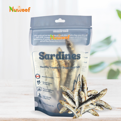 NuWoof - Dehydrated Sardine Treats 200g