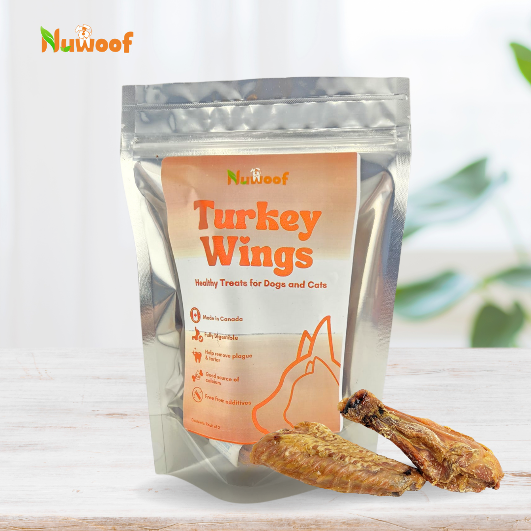 NuWoof - Dehydrated Turkey Wings (Organic) - 2 Pack