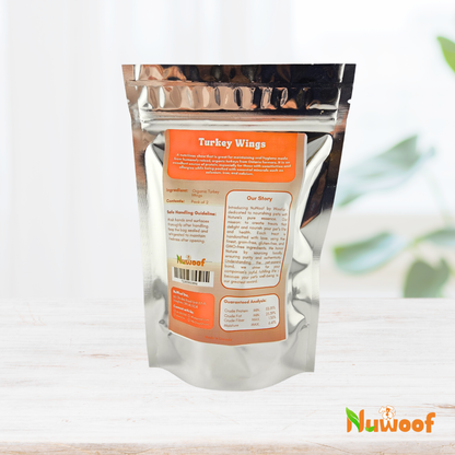 NuWoof - Dehydrated Turkey Wings (Organic) - 2 Pack