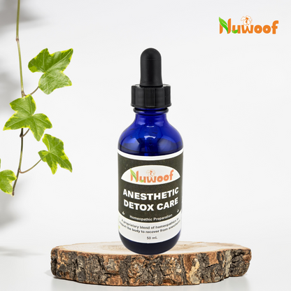 NuWoof Homeopathic Blend: Anesthetic Detox Care 50ml