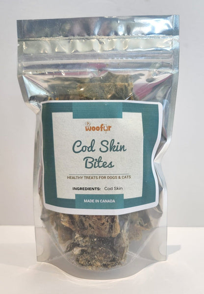 NuWoof - Cod Skin Bite Treats - 120g