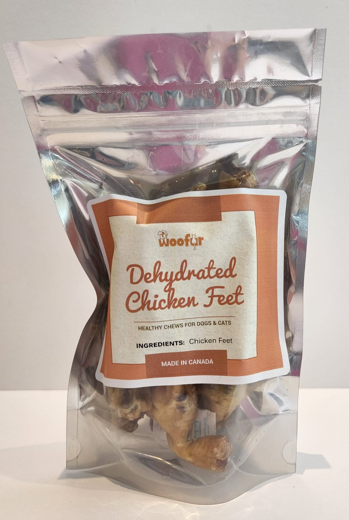 NuWoof - Dehydrated Chicken Feet Chews (Pack of 6)