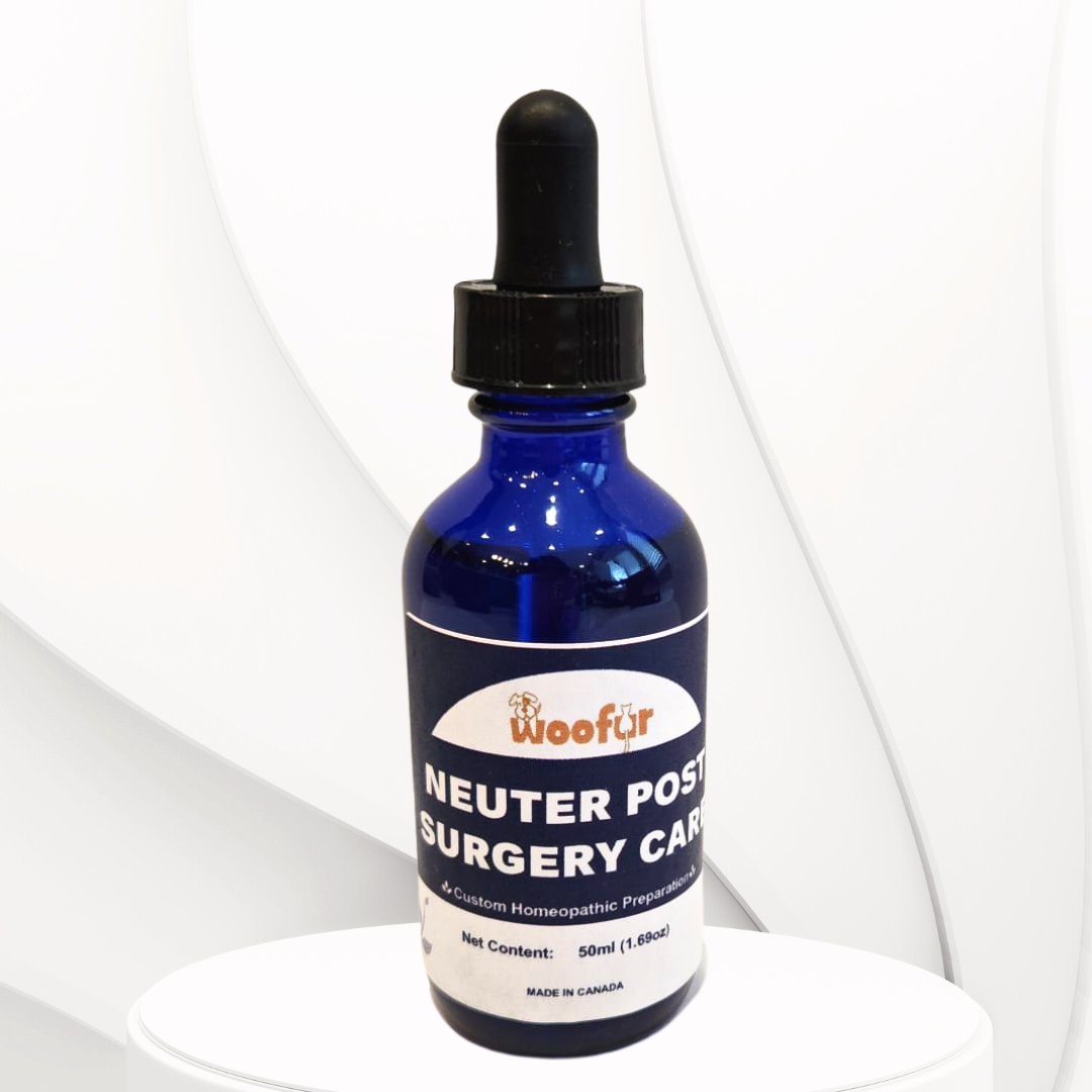 NuWoof Homeopathic Blend: Post Neuter Surgery Care 50ml