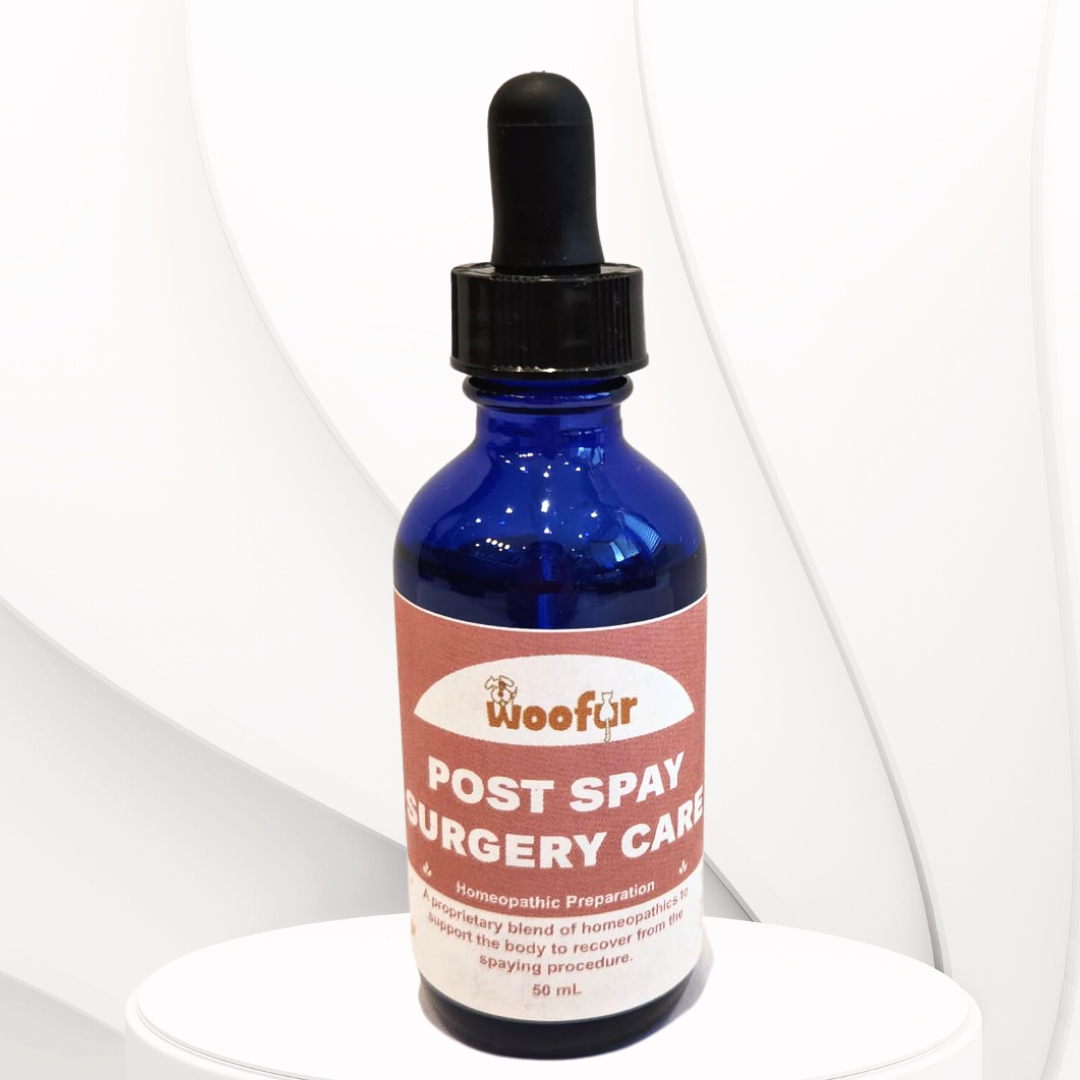 NuWoof Homeopathics Blend: Post Spay Surgery Care 50ml